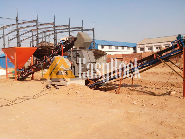 Stone Crushing Production Project,double Stage Hammer Mill